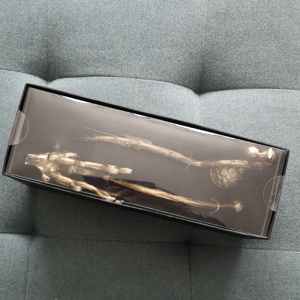 New In Box Set Of Two Gold-tone Solid Metal Candle Snuffers Squirrel on Pinecone